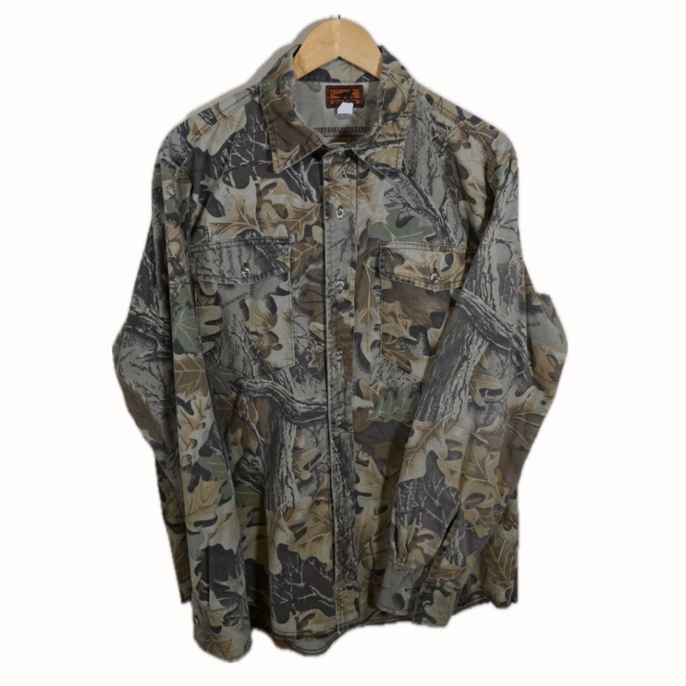Irish Setter Camo Button Down